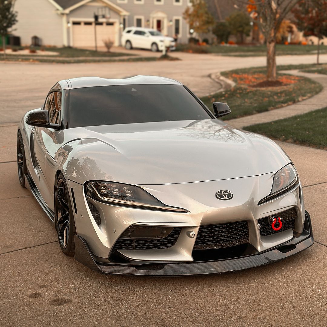 Carbon Fiber Supra AG Style Front Lip - MKV A90/A91 - Graveyard Performance