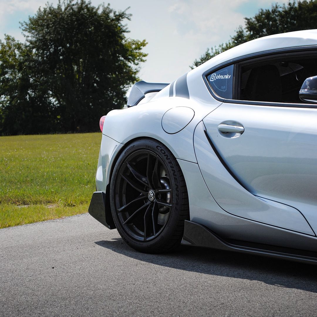 AG Style Carbon Fiber Side Skirts - Toyota Supra MKV A90/A91 | Palenon Performance - Graveyard Performance