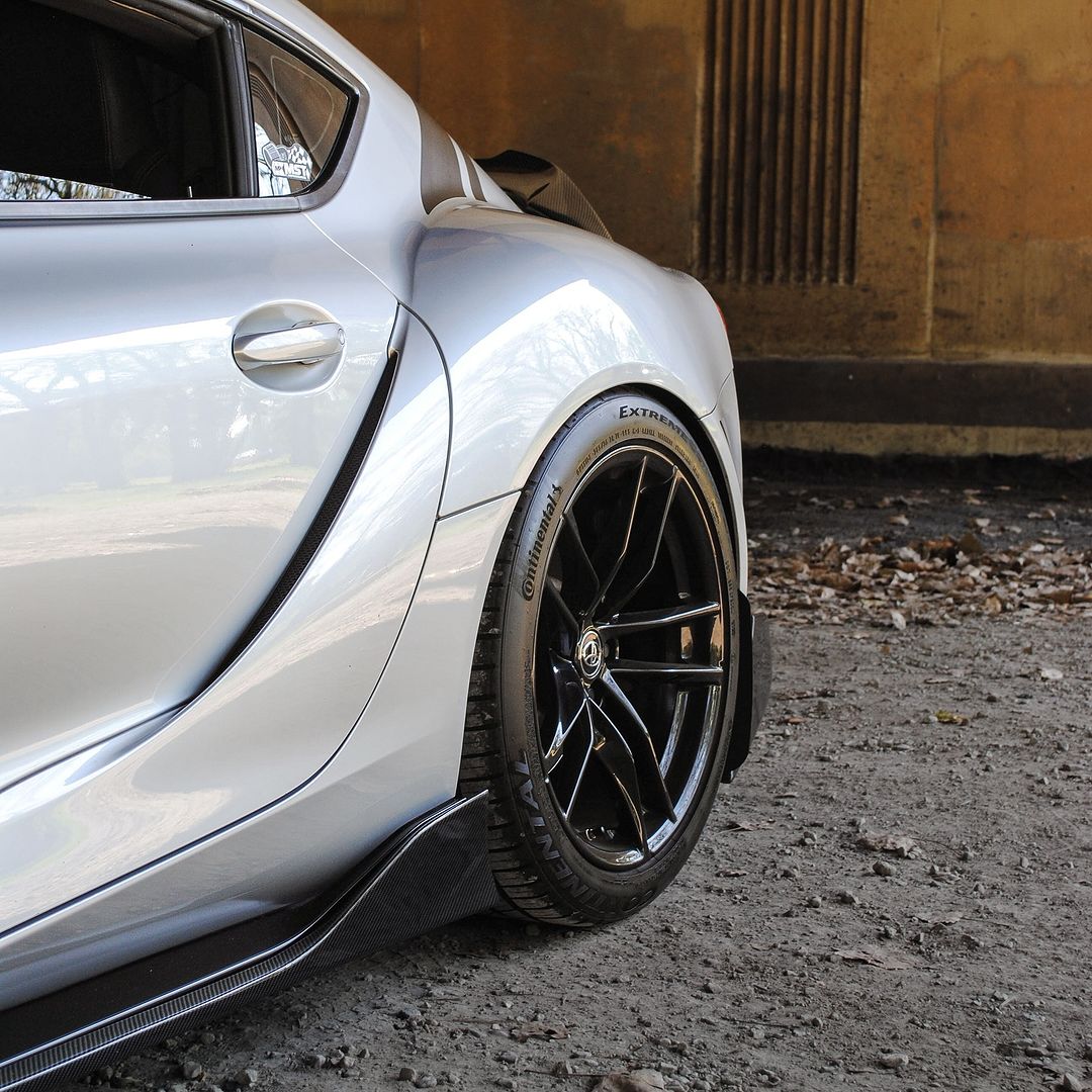 AG Style Carbon Fiber Side Skirts - Toyota Supra MKV A90/A91 | Palenon Performance - Graveyard Performance