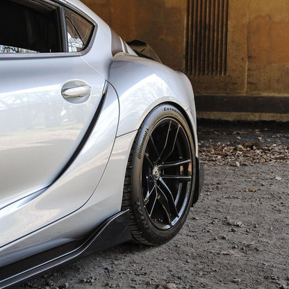 AG Style Carbon Fiber Side Skirts - Toyota Supra MKV A90/A91 | Palenon Performance - Graveyard Performance