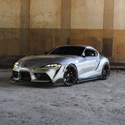 AG Style Carbon Fiber Side Skirts - Toyota Supra MKV A90/A91 | Palenon Performance - Graveyard Performance