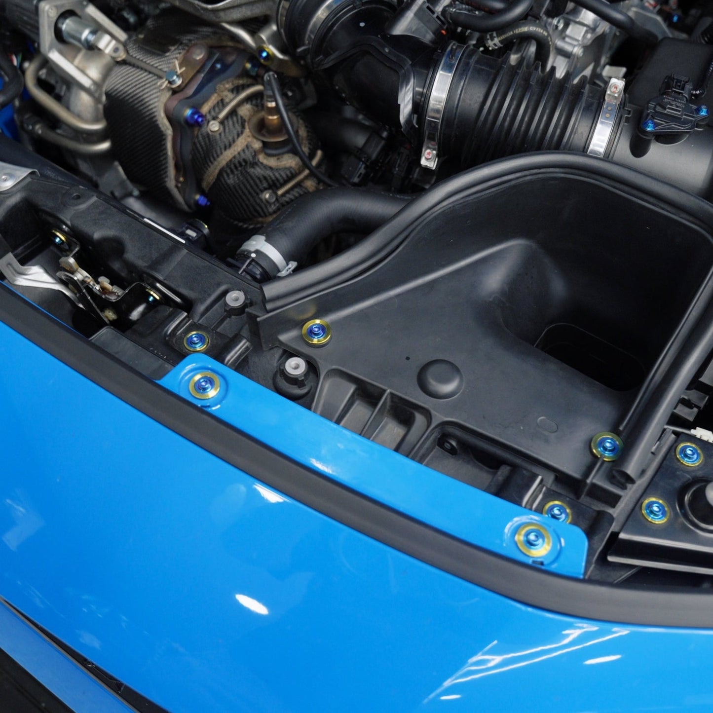 JDC Titanium Intake Scoop Hardware (2023+ FL5 Civic Type R) - Graveyard Performance