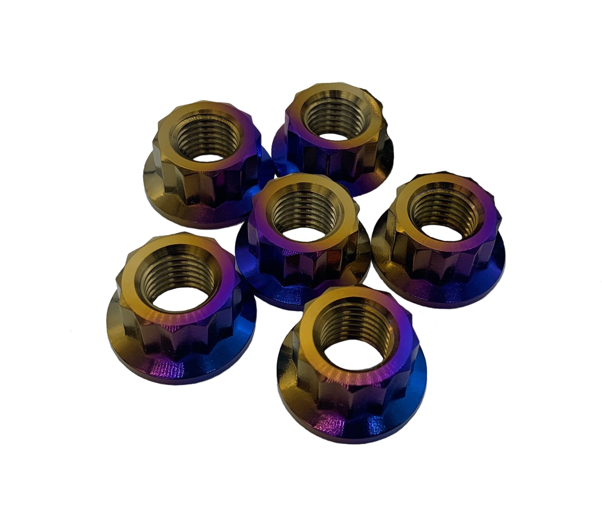 JDC Titanium Hood Bracket Replacement Nuts (R35 GT-R) - Graveyard Performance