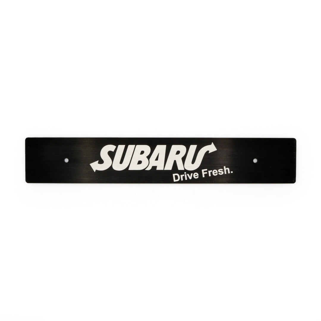 Billetworkz "Subaru Drive Fresh" License Plate Delete - Graveyard Performance