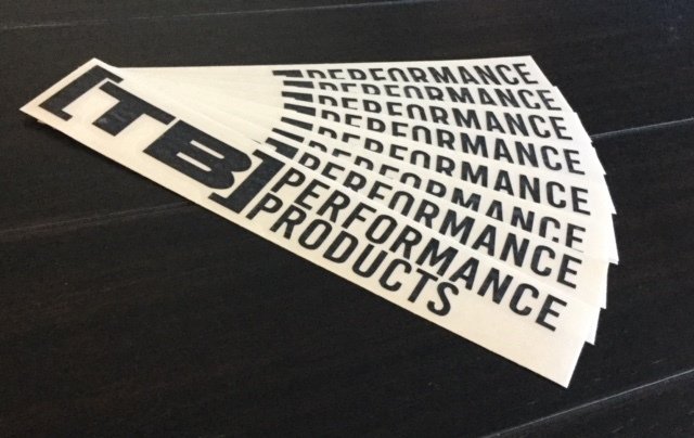 White 8" TB Sticker