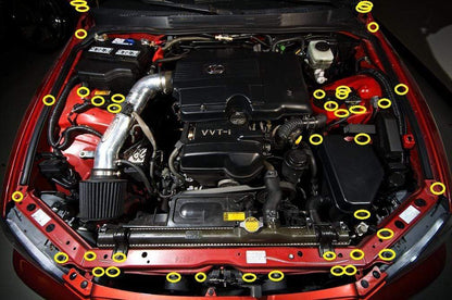 Lexus IS300 (1998-2005) Titanium Full Engine Bay Kit - Graveyard Performance