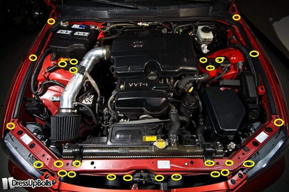 Lexus IS300 (1998-2005) Titanium Partial Engine Bay Kit - Graveyard Performance