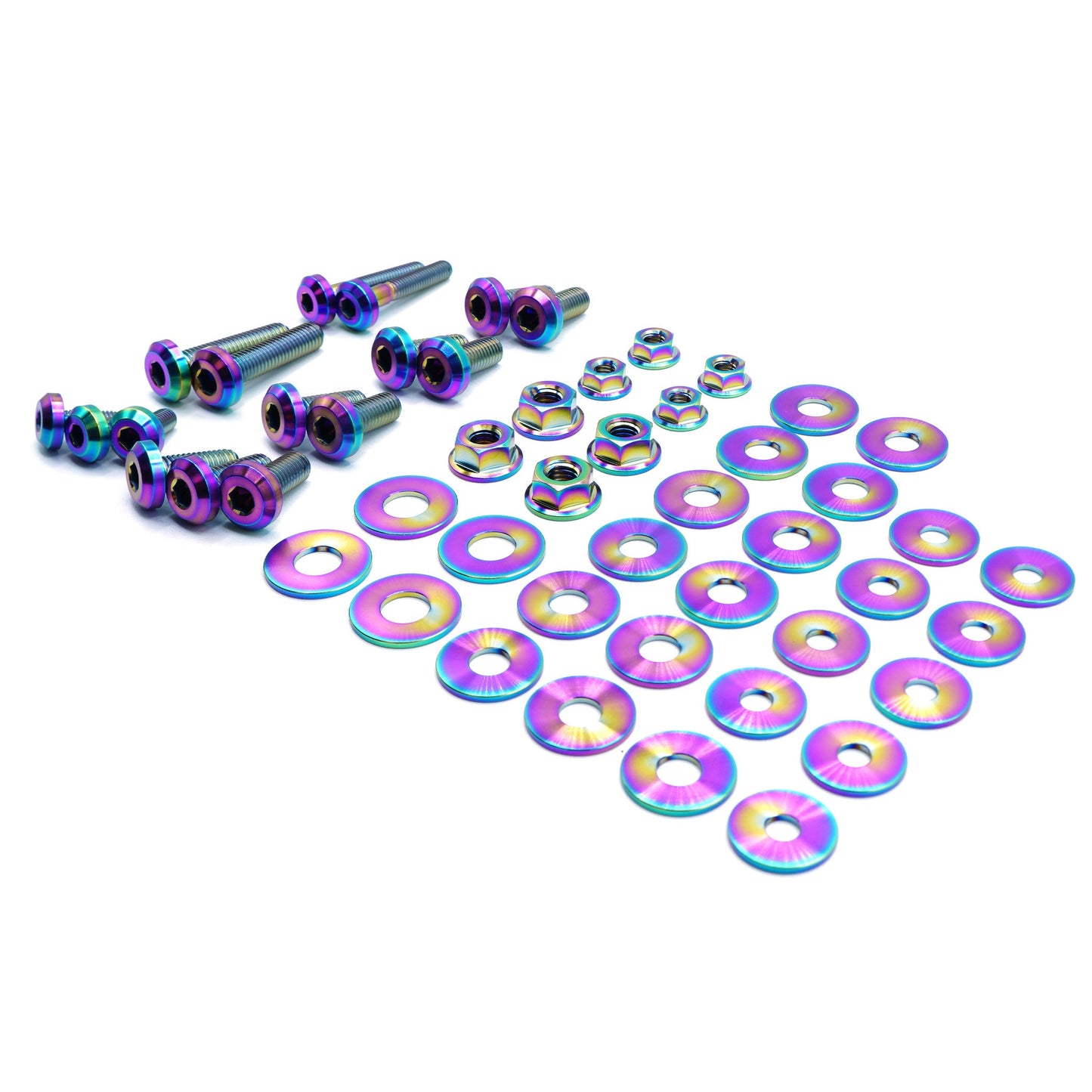 Stage 1 Titanium Hardware Engine Bay Kit - Toyota Supra MKV - Graveyard Performance