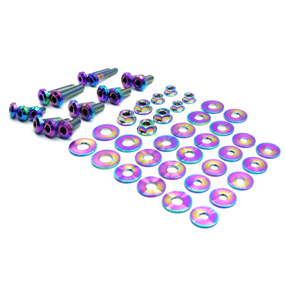 Stage 1 Titanium Hardware Engine Bay Kit - Toyota Supra MKV - Graveyard Performance