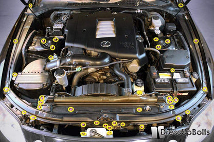 Lexus SC300/SC400 (1992-2000) Titanium Engine Bay Kit - Graveyard Performance