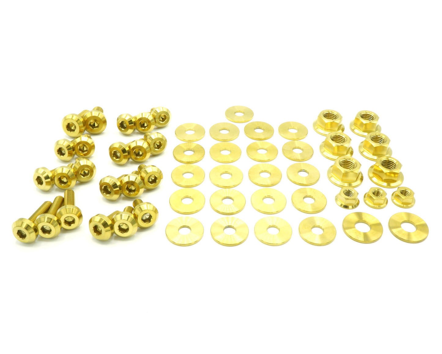 Stage 1 Titanium Hardware Engine Bay Kit - Toyota Supra MKIII (1986-1992) - Graveyard Performance