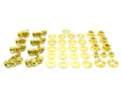 Stage 1 Titanium Hardware Engine Bay Kit - Toyota Supra MKIII (1986-1992) - Graveyard Performance