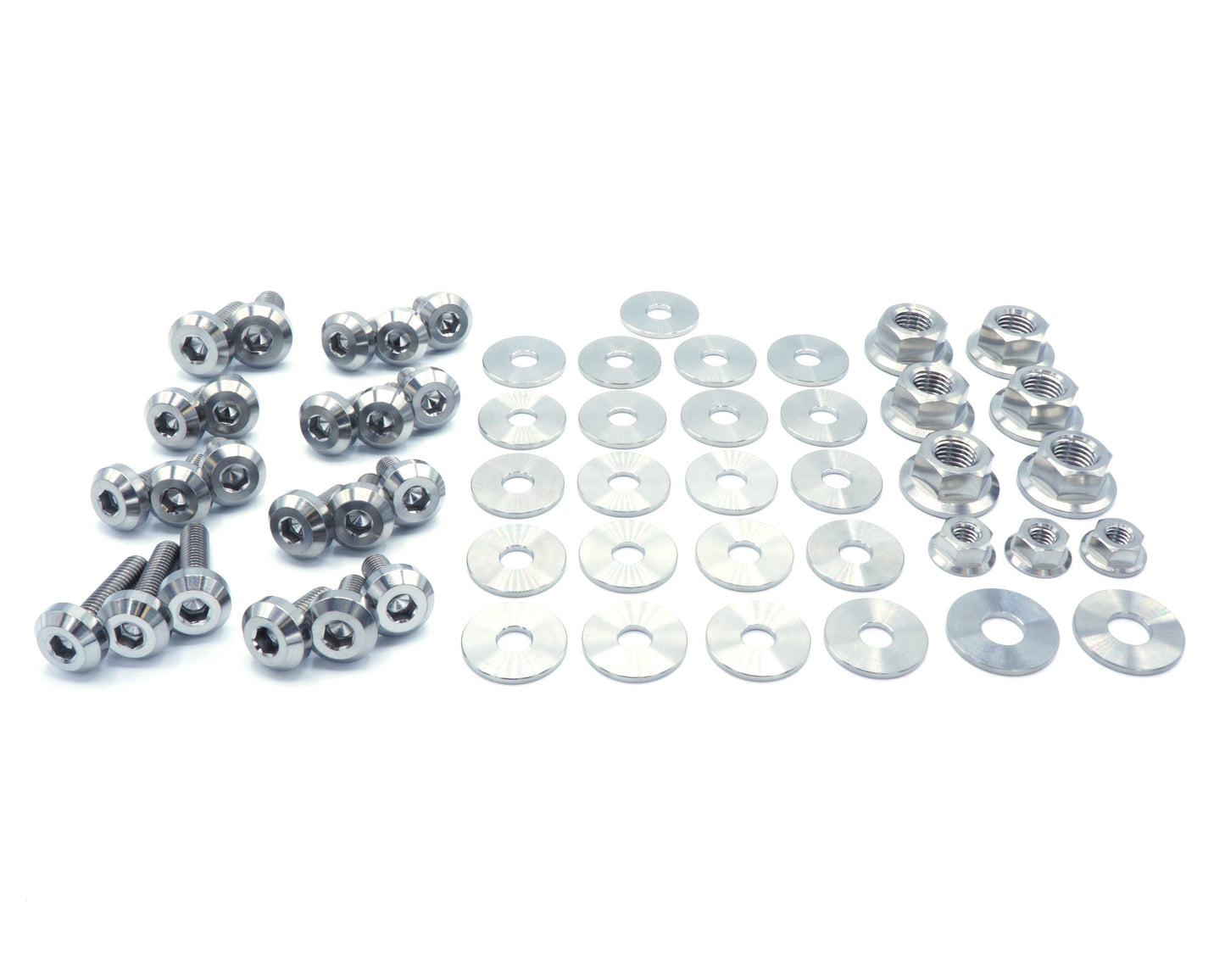 Stage 1 Titanium Hardware Engine Bay Kit - Toyota Supra MKIII (1986-1992) - Graveyard Performance