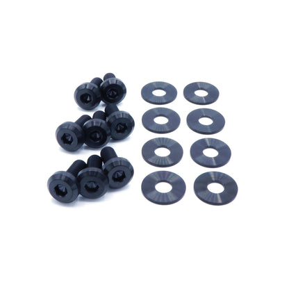 Titanium Hardware Hood Kit - Toyota Supra MKIII (1986-1992) - Graveyard Performance