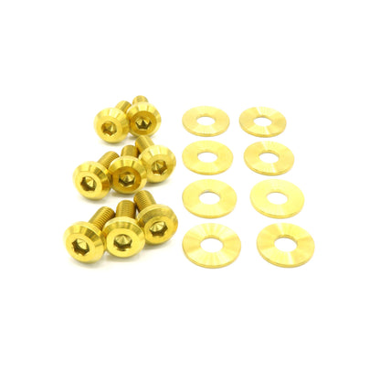 Titanium Hardware Hood Kit - Toyota Supra MKIII (1986-1992) - Graveyard Performance