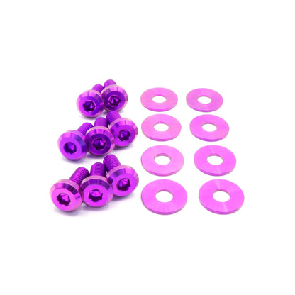 Titanium Hardware Hood Kit - Toyota Supra MKIII (1986-1992) - Graveyard Performance