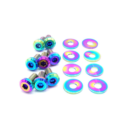 Titanium Hardware Hood Kit - Toyota Supra MKIII (1986-1992) - Graveyard Performance