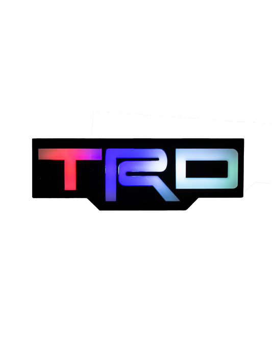 Lit Logos TRD Grill Badge | Camry, Corolla, Tundra, 86 - Graveyard Performance