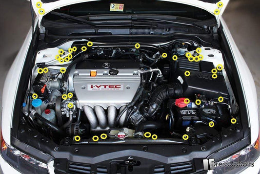 Acura TSX (2004-2008) Titanium Engine Bay Kit - Graveyard Performance