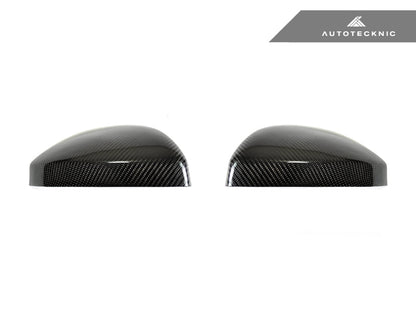 AutoTecknic Replacement Carbon Mirror Covers - Audi 8S MK3 TT/ TTS 15-17 | 4S MK2 R8 16-18 - Graveyard Performance