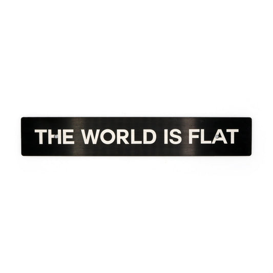 Billetworkz "The World is Flat" License Billetworkz Plate Delete - Graveyard Performance