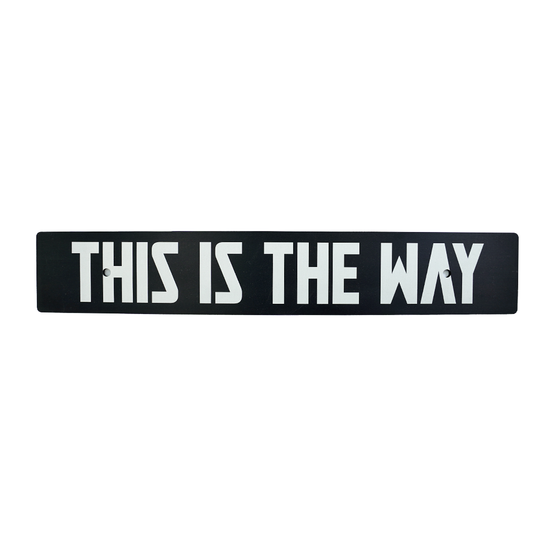Billetworkz "This Is The Way" License Plate Delete - Graveyard Performance