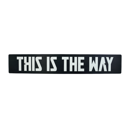 Billetworkz "This Is The Way" License Plate Delete - Graveyard Performance