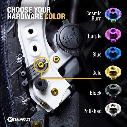 Titanium Hardware Engine Bay Kit - Volkswagen Golf GTI (2022+)