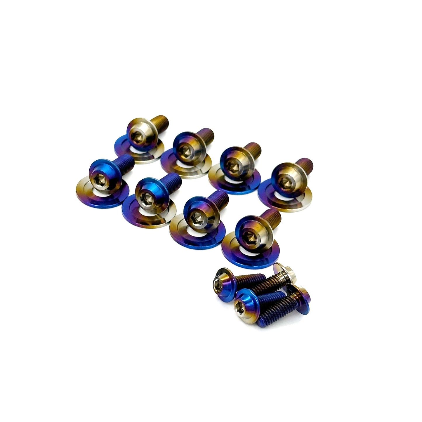 JDC Titanium Trunk Bracket Hardware Kit (Evo X) - Graveyard Performance