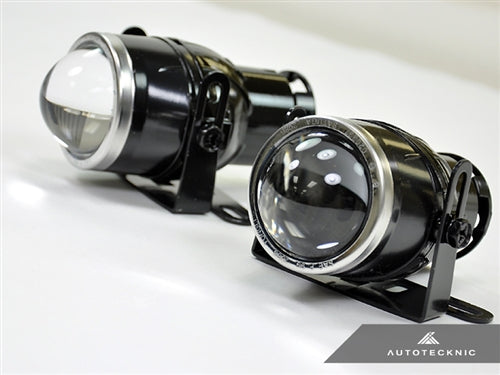 AutoTecknic Universal Projector Fog Lights - P1 Clear - Graveyard Performance