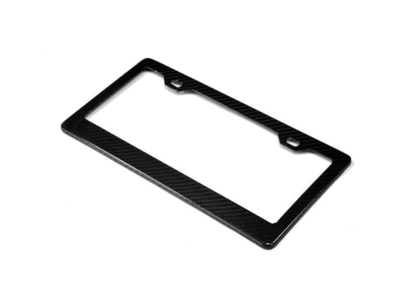 AutoTecknic Dry Carbon Fiber License Plate Frame - Graveyard Performance