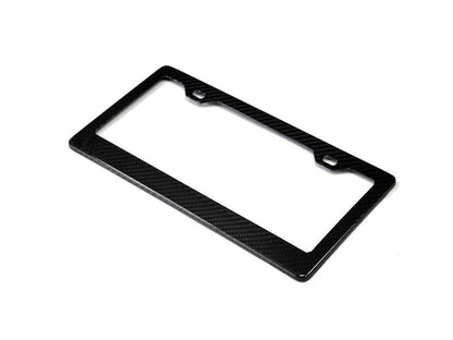 AutoTecknic Dry Carbon Fiber License Plate Frame - Graveyard Performance