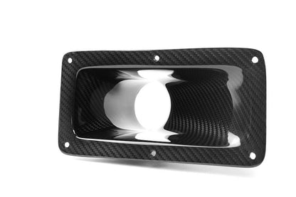 APR Performance Universal Fitment 9.25" X 4.75" Carbon Fiber Air Inlet Duct w/ Flange