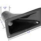 Universal Fitment 9.25" X 4.75" Air Inlet Duct w/ Flange