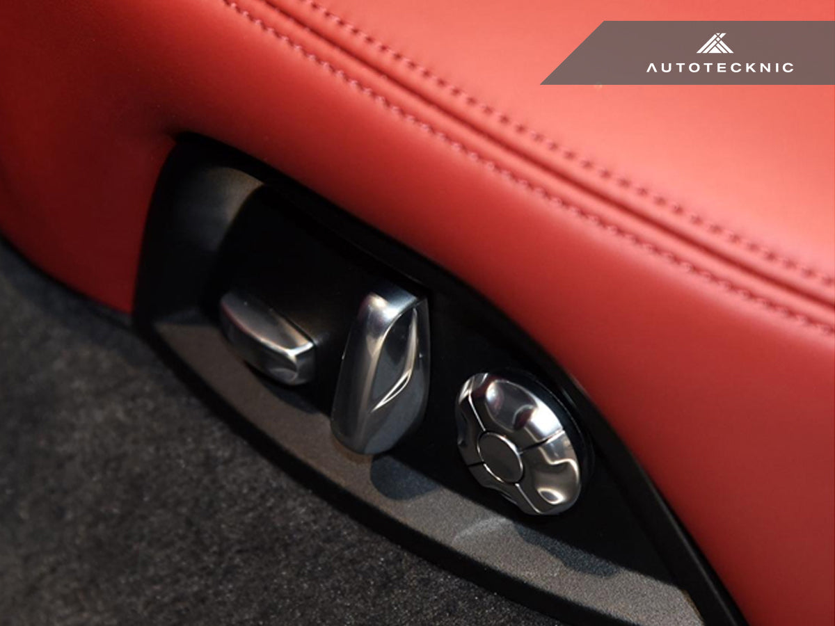 AutoTecknic Seat Adjustment Button Cap Set - Porsche - Graveyard Performance