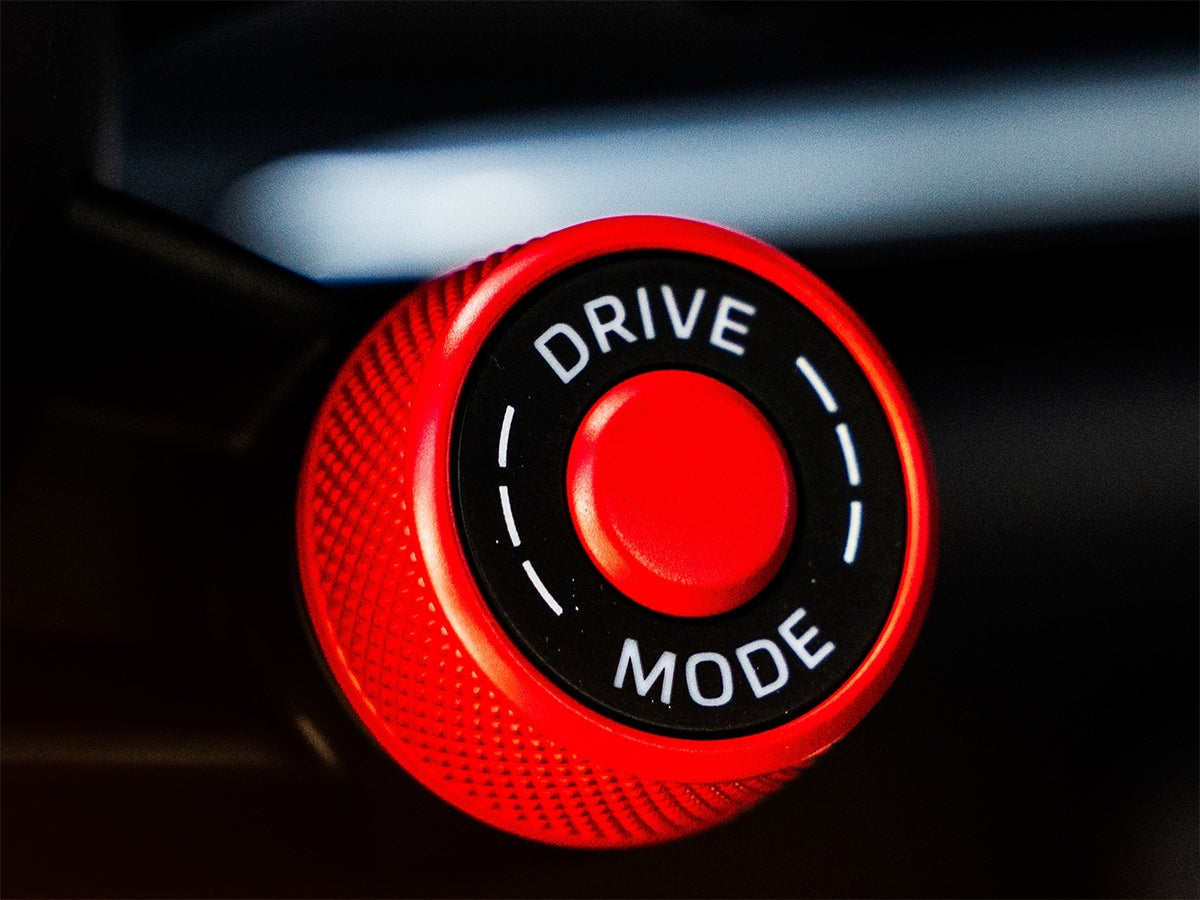 AutoTecknic Painted Drive Mode Selector Switch Dial - Porsche - Graveyard Performance