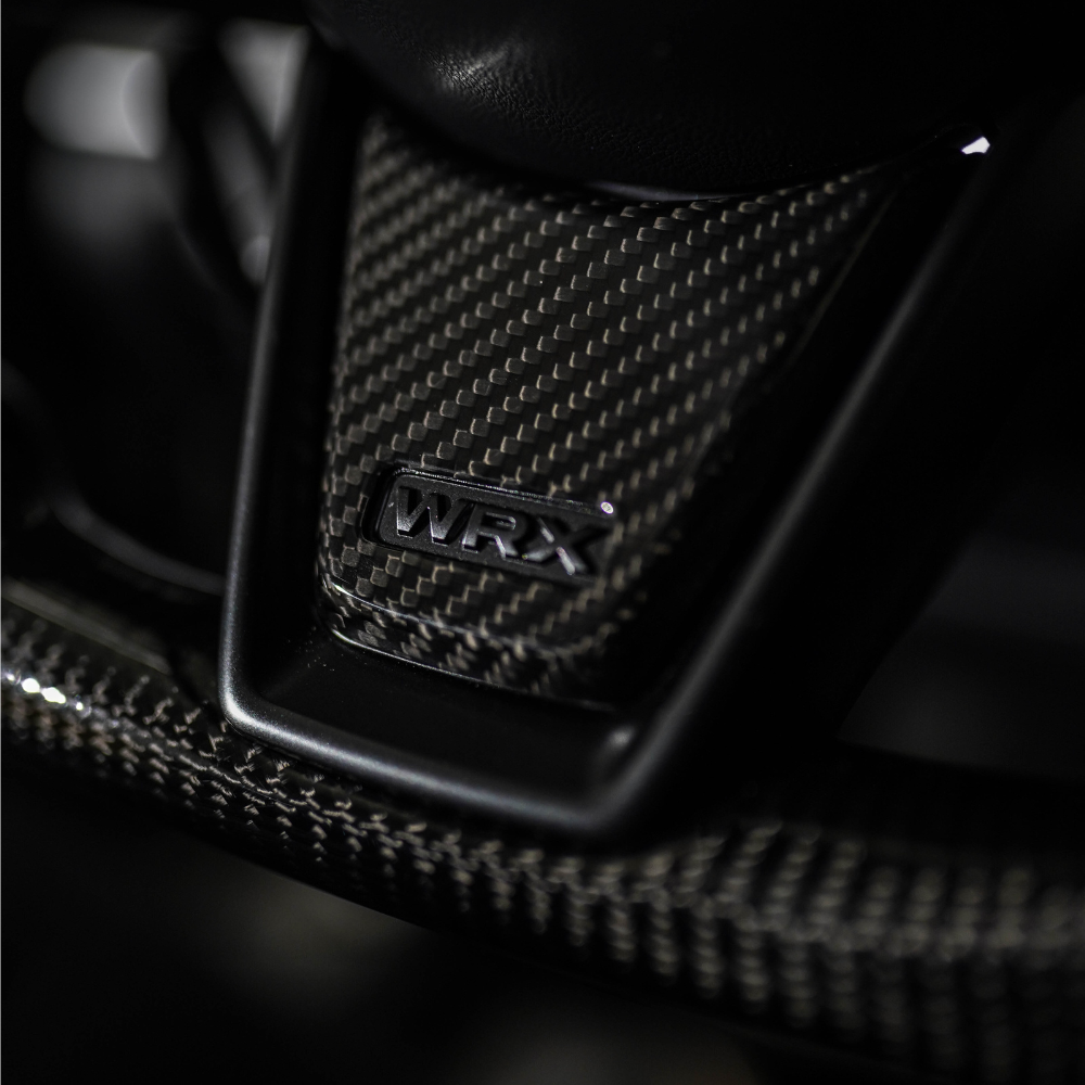 JDMuscle [22-25 WRX] Tanso Carbon Fiber Steering Wheel Lower Trim Cover | JDM-WRX22-527