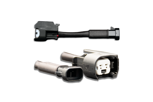 Set of 8 US Car/EV6 (female) to GM/Delphi (male) injector plug adaptors (padputogm8) - Graveyard Performance