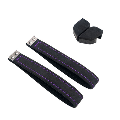 Billetworkz Alcantara Door Pull Strap Kit - Fits Subaru WRX/BRZ/GR86/Ascent (2022+), Crosstrek (2018+) & More - Graveyard Performance