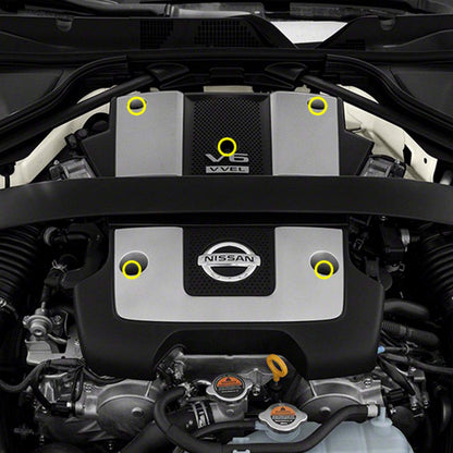 Titanium Hardware Engine Cover Kit - VQ37VHR Engine - Graveyard Performance