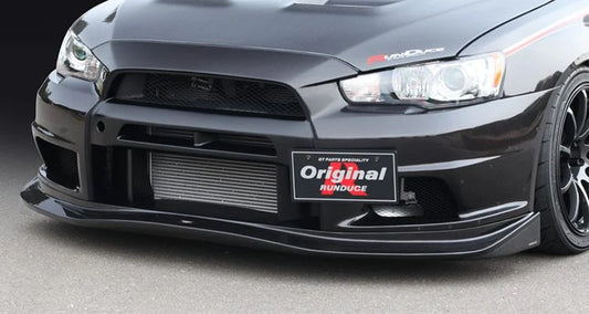 VARIS X ORIGINAL RUNDUCE FRONT BUMPER + FRONT UNDER LIP SPOILER FOR 2007-16 MITSUBISHI EVO X [CZ4A] VOMI-001