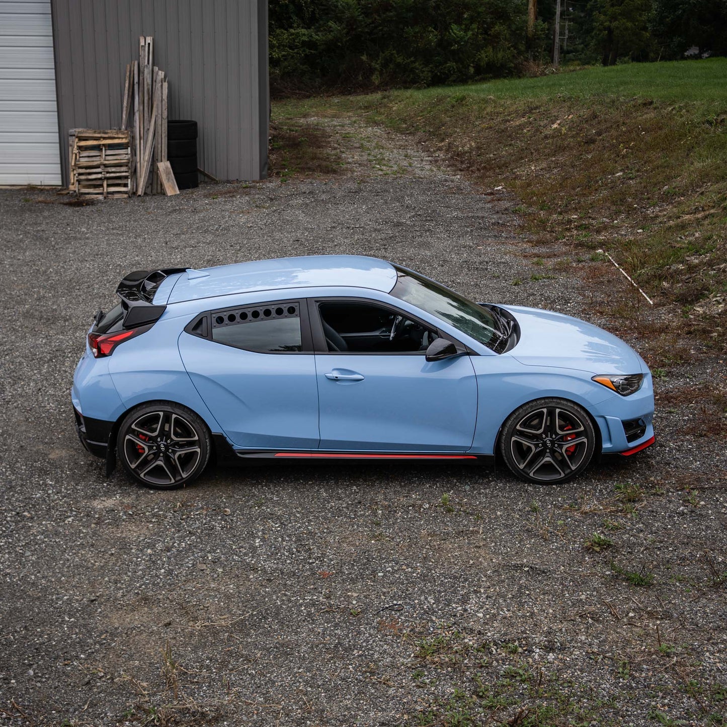 Billetworkz Window Vents Hyundai Veloster 2018-2022 - Graveyard Performance