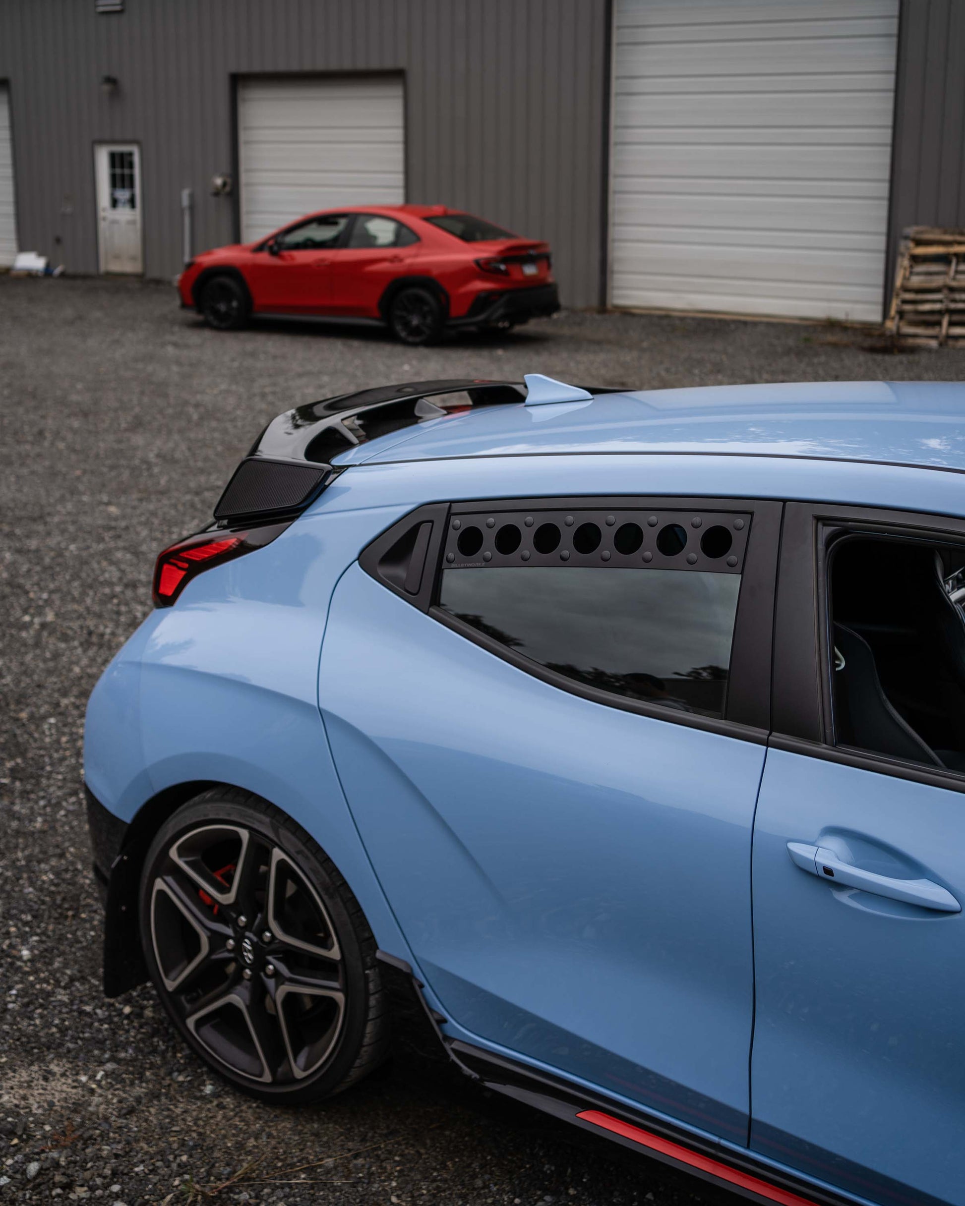 Billetworkz Window Vents Hyundai Veloster 2018-2022 - Graveyard Performance