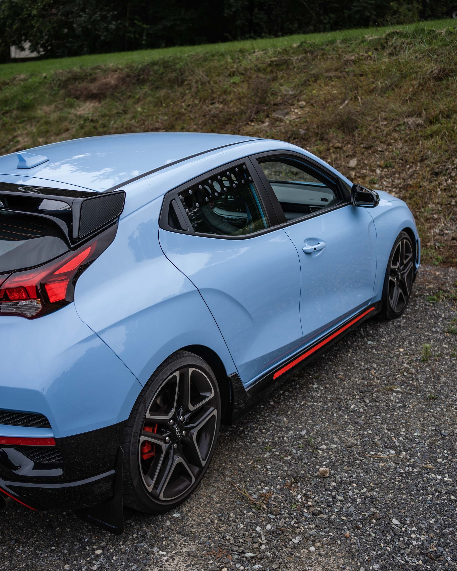 Billetworkz Window Vents Hyundai Veloster 2018-2022 - Graveyard Performance