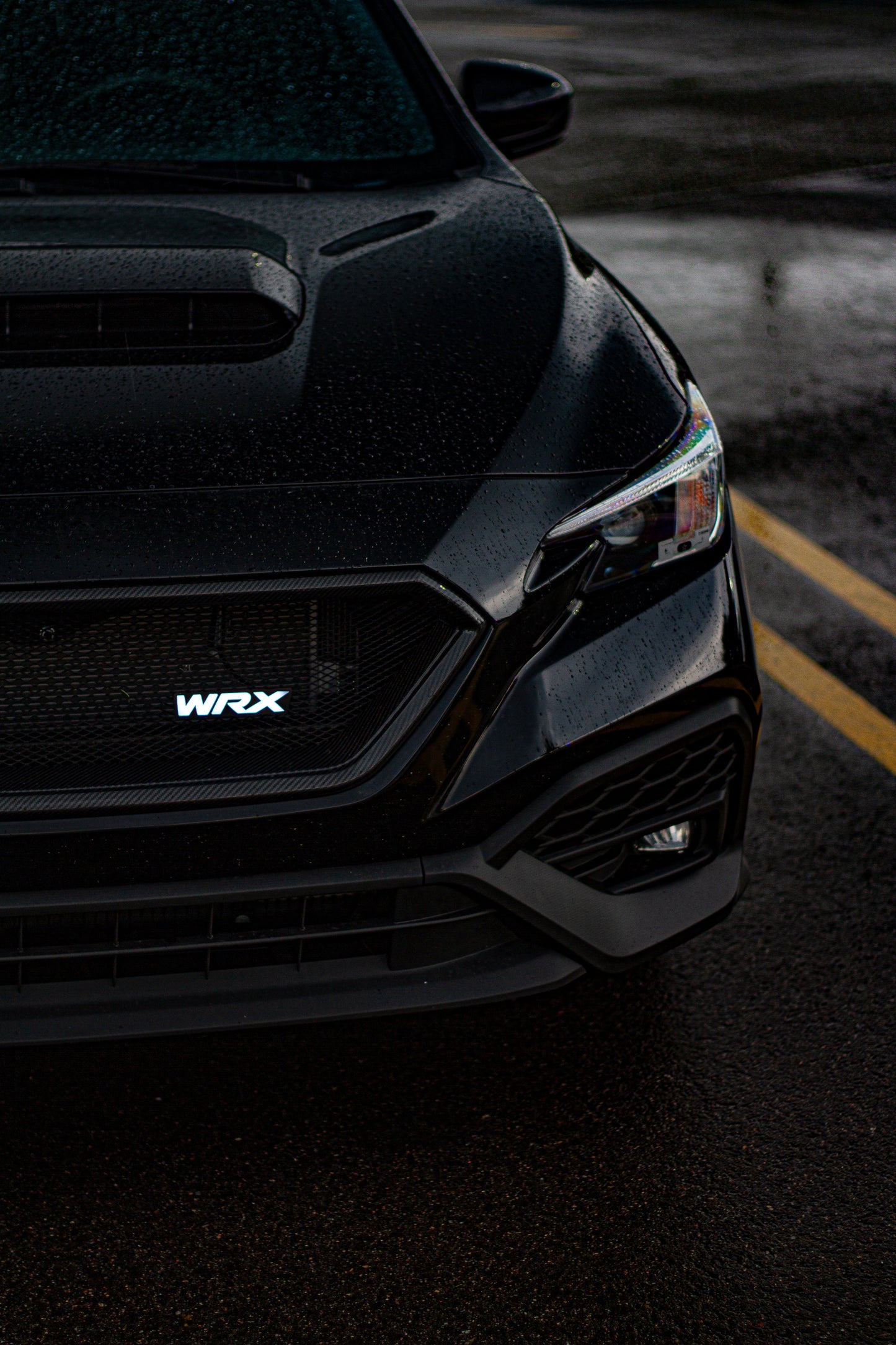 Lit Logos WRX Grill Badge | 2000-2024+ WRX - Graveyard Performance