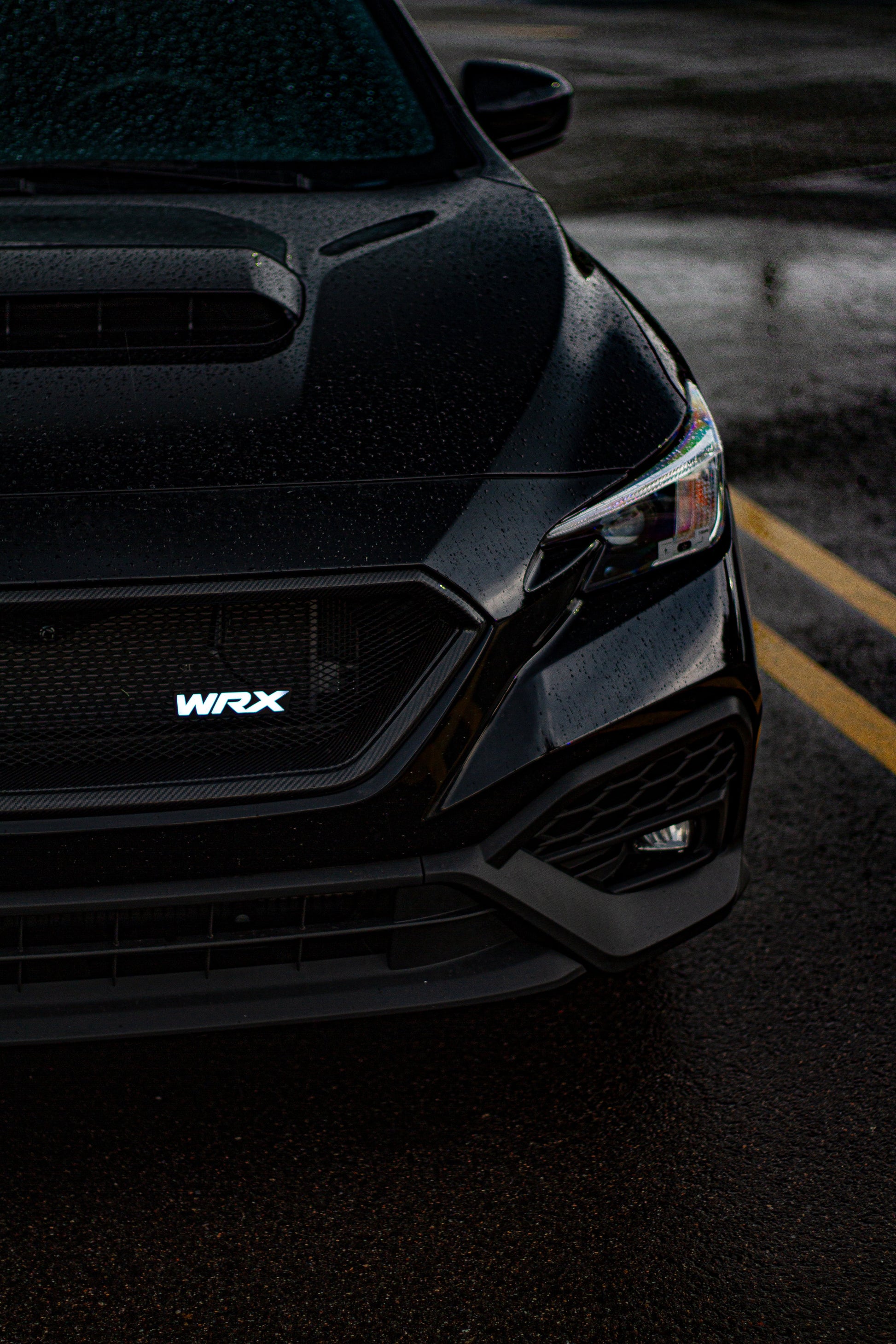 Lit Logos WRX Grill Badge | 2000-2024+ WRX - Graveyard Performance