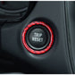 JDMuscle [22-25 WRX] P&S Series Carbon Fiber Trip Reset Button Frame Cover 1 PC | Black Carbon Fiber/ Red Carbon Fiber
