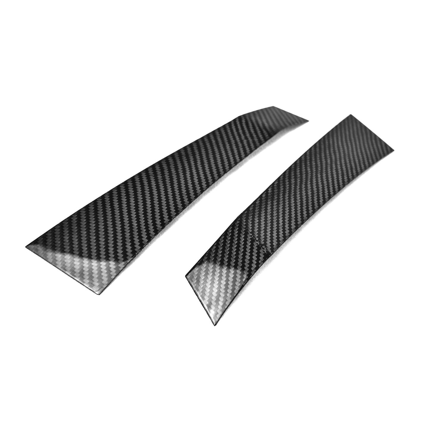 JDMuscle 15-21 WRX/STI Tanso Carbon Fiber Fender Side Vent Covers w/ Gloss Finish