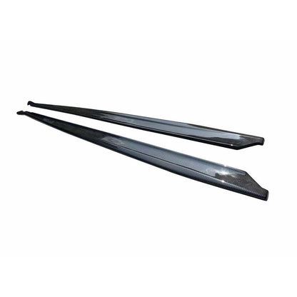 JDMuscle Tanso Carbon Fiber MX Style Side Skirt for 2020+ Toyota Supra - Graveyard Performance