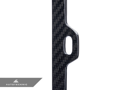 AutoTecknic Dry Carbon Fiber License Plate Frame - Graveyard Performance